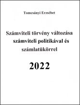   Számviteli törvény változása számviteli politikával és számlatükörrel 2022