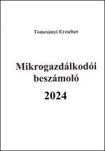 Mikrogazdálkodói beszámoló 2024